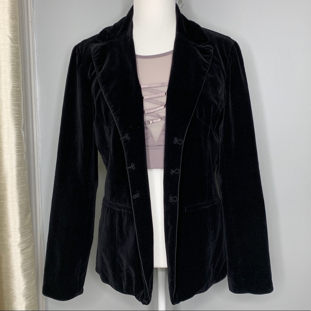 Black Velvet blazer | suit | Fall